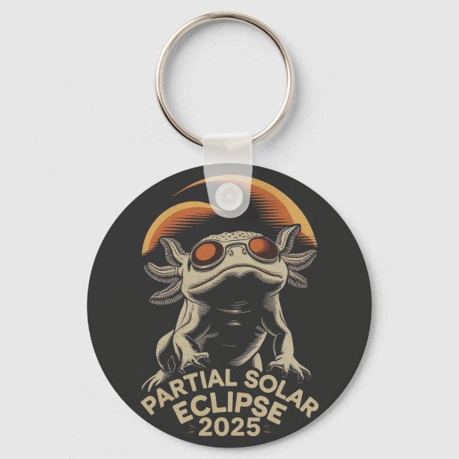 Llavero Eclipse solar parcial 2025 Ammph (Anverso)