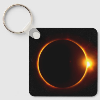 Llavero Eclipse Solar Sol y Luna Oscuros