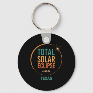 Llavero Eclipse solar Texas 8 de abril de 2024 Total
