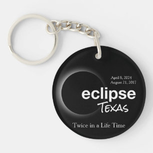 Llavero Eclipse solar total 2017 2024 - Texas