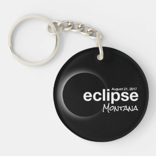 Llavero Eclipse solar total 2017 - Montana