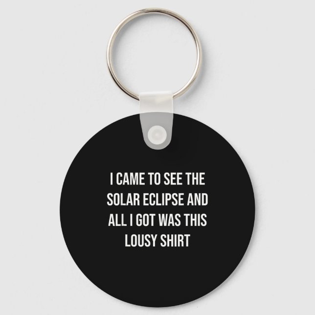 Llavero Eclipse Solar Total 8 de Abril (Anverso)