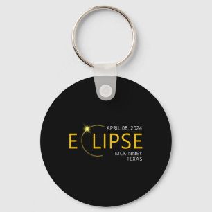 Llavero Eclipse solar total abril 08 2024 Mckinney Texas T