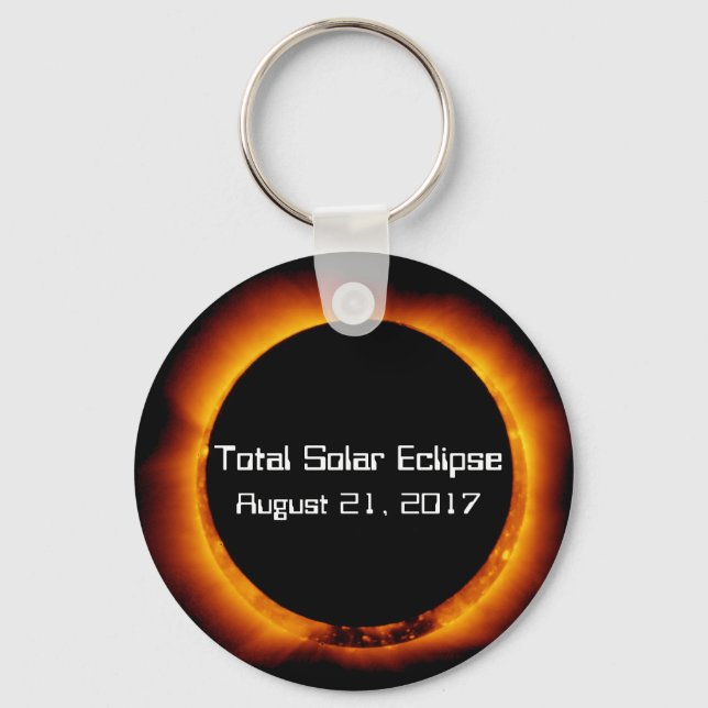 Llavero Eclipse solar total de 2017 (Anverso)