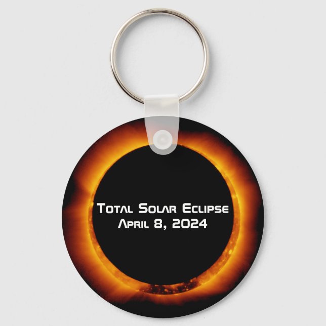 Llavero Eclipse solar total de 2024 (Anverso)