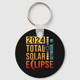 Llavero Eclipse solar total de Seymour Indiana 2024