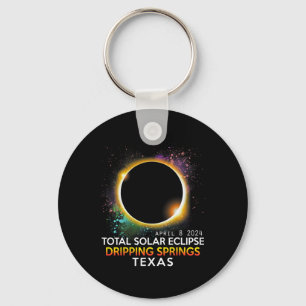 Llavero Eclipse solar total de Springs Texas 2024