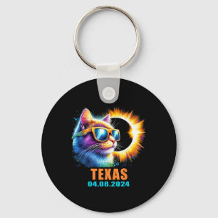 Llavero Eclipse solar total de Texas 2024 Eclipse solar de