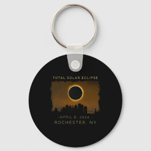 Llavero Eclipse Solar Total En Rochester Nueva York