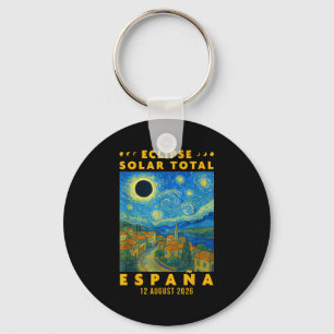 Llavero Eclipse Solar Total España 2026