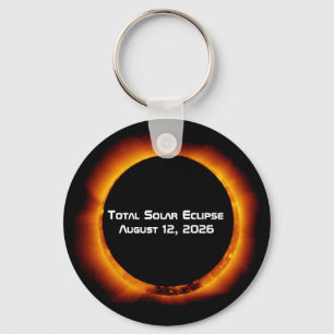 Llavero Eclipse Total de Sol 2026