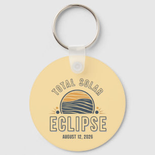 Llavero Eclipse Total de Sol Astronomía 2026 Totalidad Ago