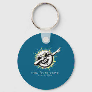 Llavero Eclipse Total de Sol con Moon Dabbing