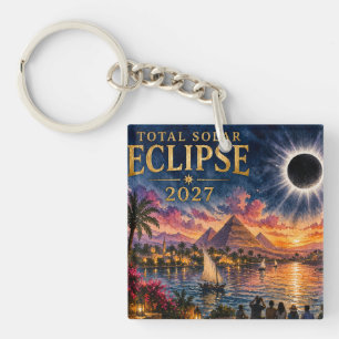 Llavero Eclipse Total Solar 2027 Egipto