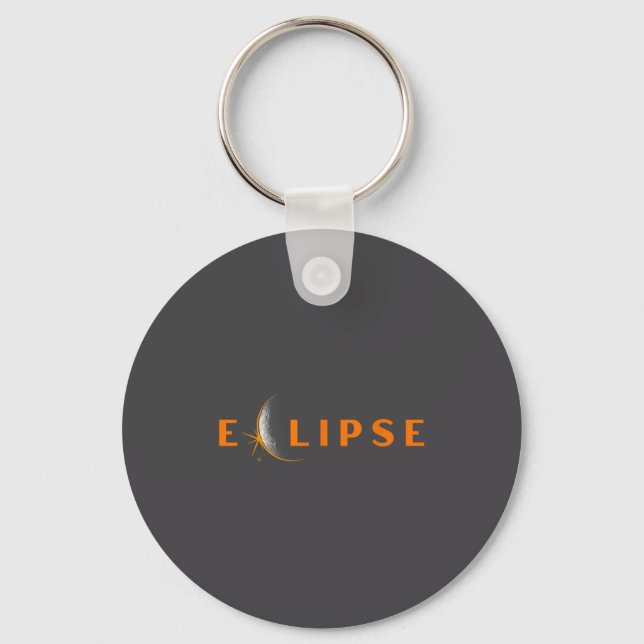 Llavero Eclipse Universal Total Lunar Eclipse Solar Total  (Anverso)
