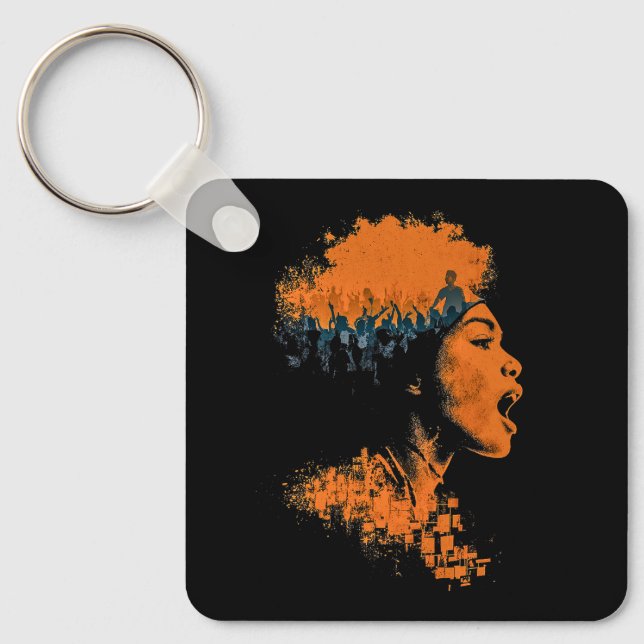 Llavero Eco de la multitud (Anverso)