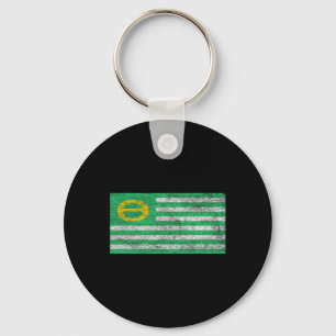 Llavero Ecología Bandera Ambientalismo Tierra Día 1