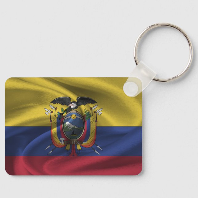 Llavero Ecuador Bandera Keychain (Anverso)