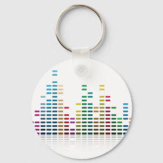 Llavero ecualizador de música