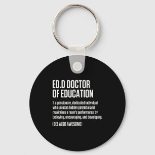Llavero Edd doctorado en educación graduación 