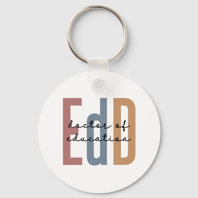 Llavero EdD Médico De Educación Graduada (Anverso)