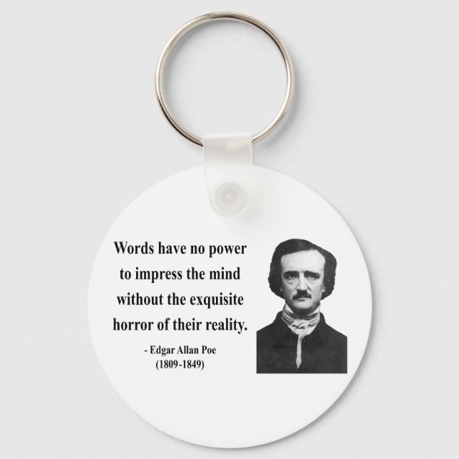 Llavero Edgar Allen Poe Cita 4b (Anverso)