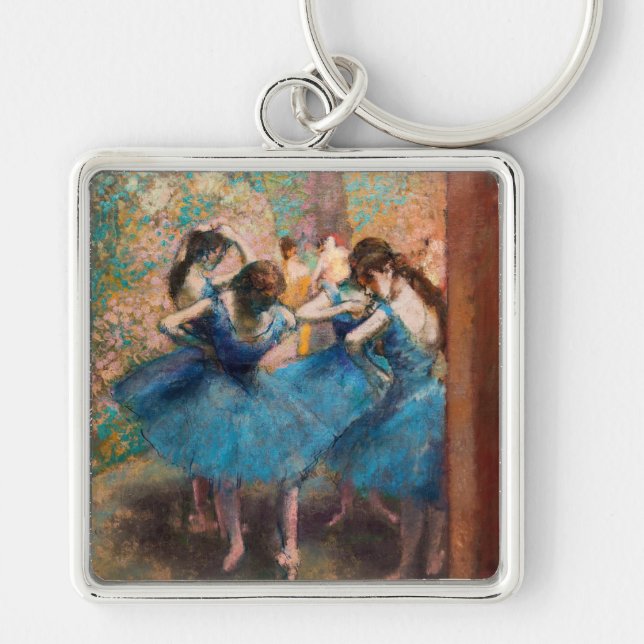 Llavero Edgar Degas - Bailarinas de azul (Frente)
