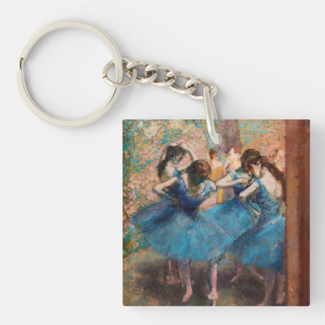Llavero Edgar Degas - Bailarinas de azul (Frente)
