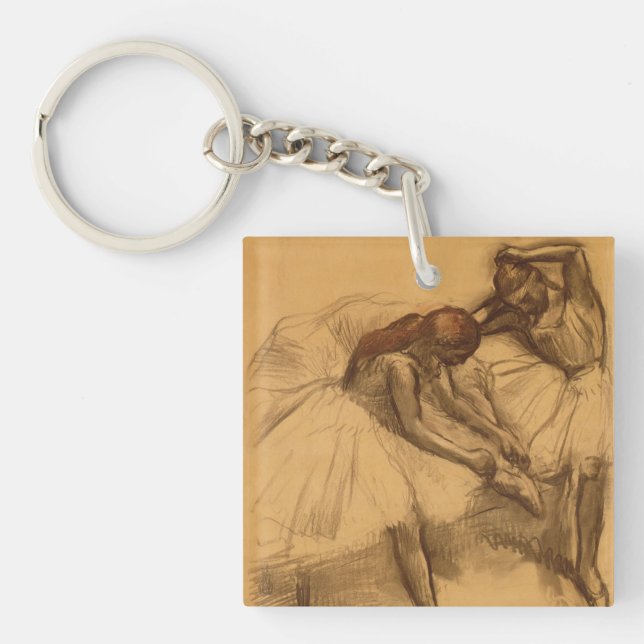 Llavero Edgar Degas el | dos bailarines (Frente)