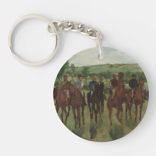 Llavero Edgar Degas el | los jinetes (Frente)