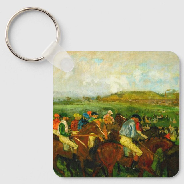 Llavero Edgar Degas Horseback Riding (Anverso)