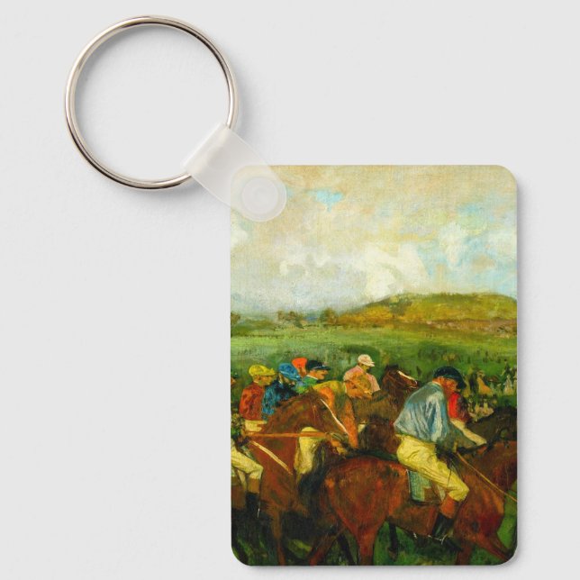 Llavero Edgar Degas Horseback Riding (Anverso)