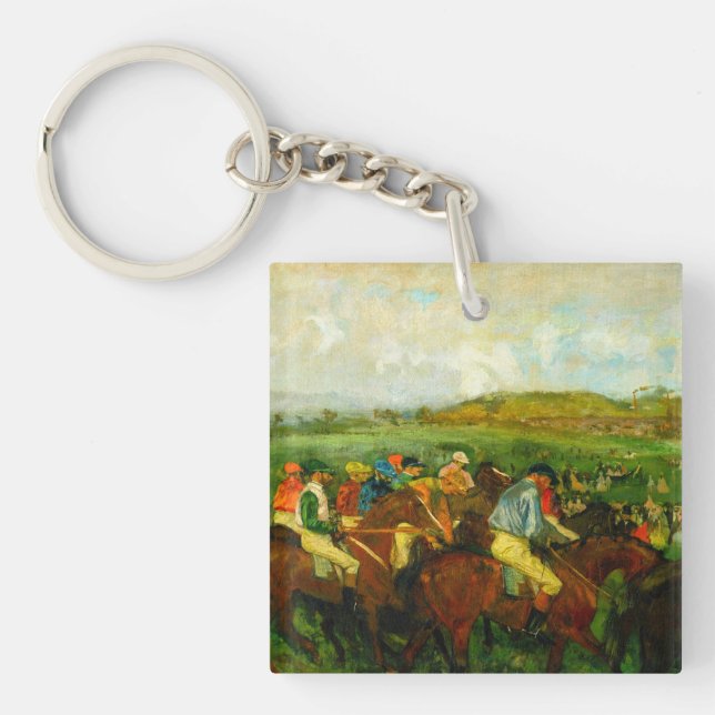 Llavero Edgar Degas Horseback Riding (Frente)