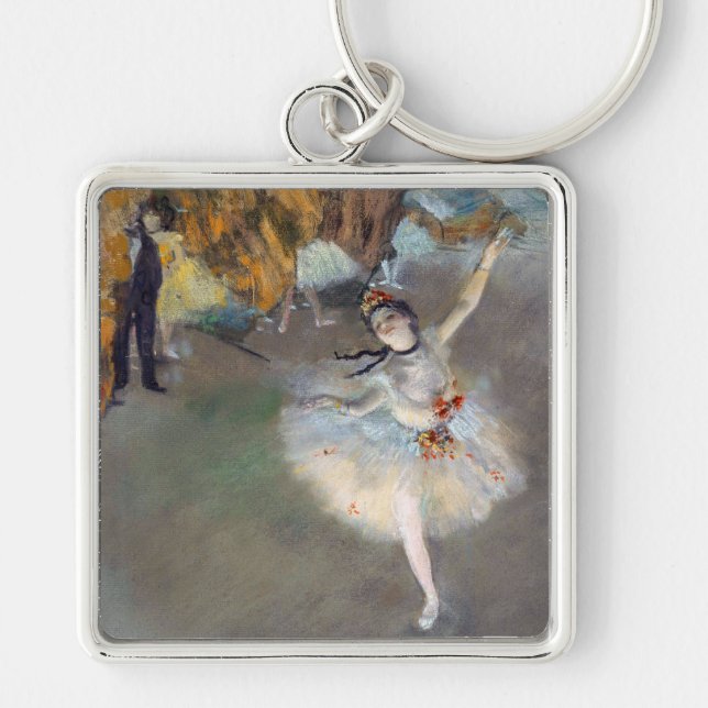 Llavero Edgar Degas - La estrella / bailarina en el escena (Frente)