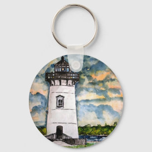 Llavero Edgartown Lighthouse Marthas Vineyard Keychain