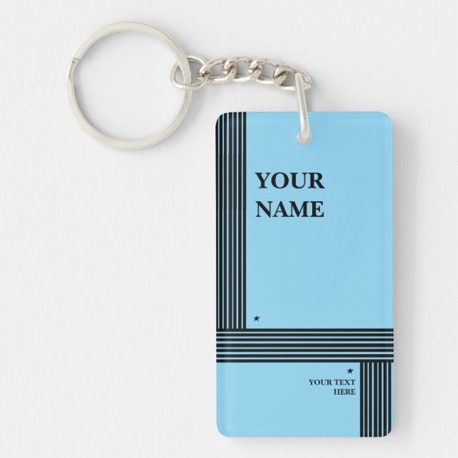 Llavero Edición en acción Reproducir guión con estilo (Frente)