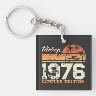 Llavero Edición Limitada Año Personalizado Vintage 1976