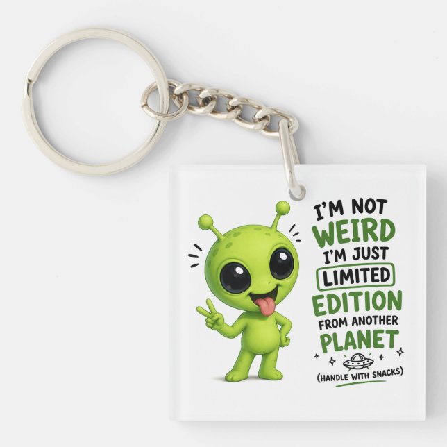 Llavero Edición Limitada Diseño Alien (Frente)
