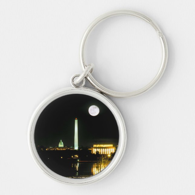 Llavero Edificio del capitolio, el Lincoln memorial, (Frente)