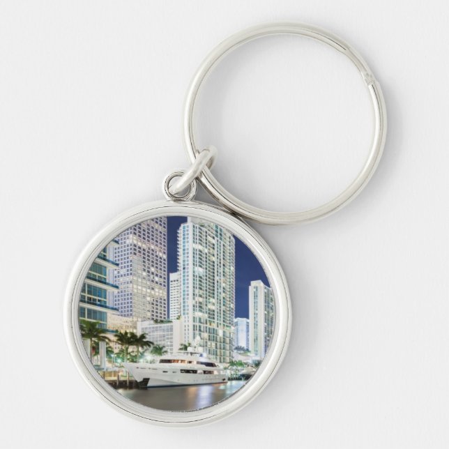 Llavero Edificios a lo largo del río Riverwalk de Miami (Frente)