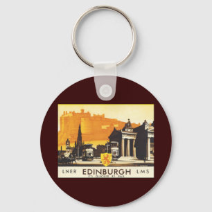 Llavero Edimburgo vía LNER Rail Poster