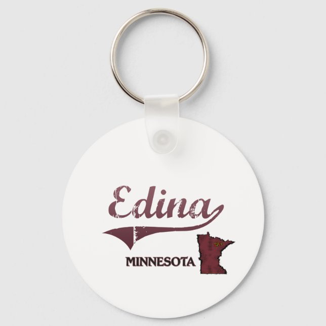 Llavero Edina Minnesota City (Anverso)