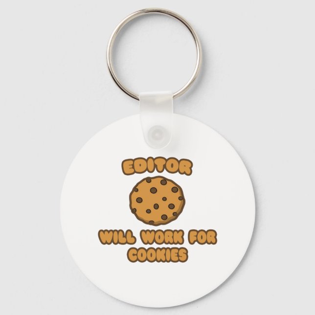 Llavero Editor .. Trabajará para cookies (Anverso)