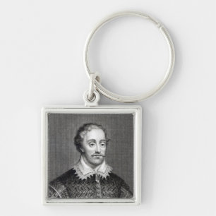 Llavero Edmund Spenser, grabado por la lectura de Burnet