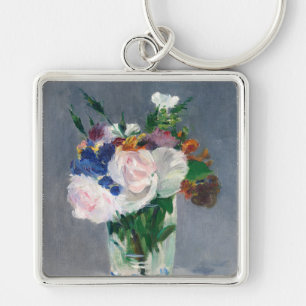 Llavero Edouard Manet - Flores en un jarrón de cristal