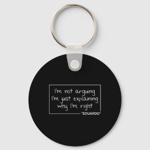 Llavero Eduardo Cita Funny Cumpleaños Nombre Personalizado