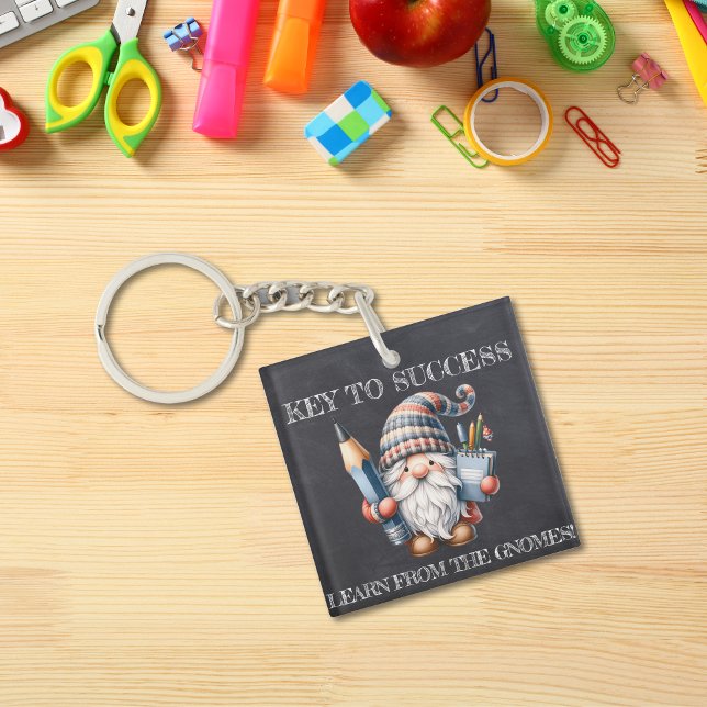 Llavero Educador caprichoso: Gnome en Chalkboard (Subido por el creador)
