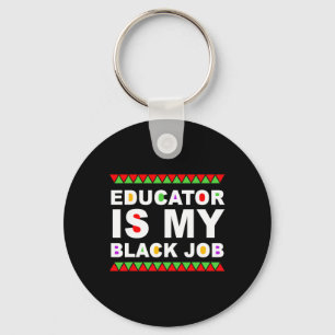 Llavero Educador Es Mi Trabajo Negro Cotización del Mes de
