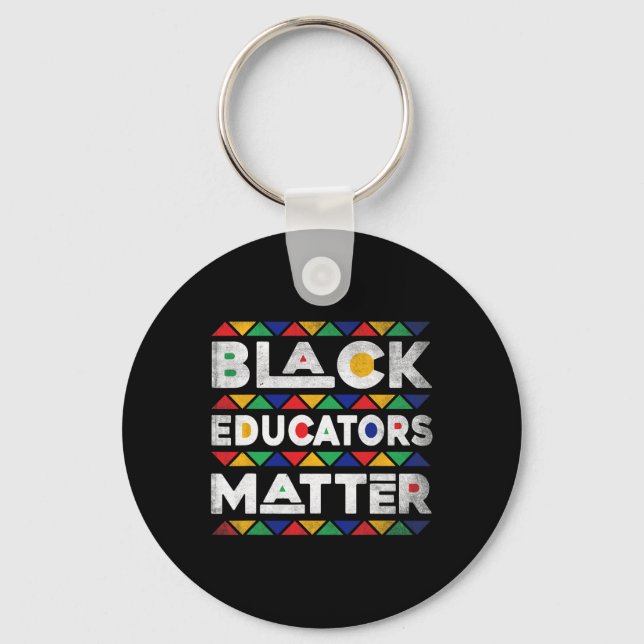 Llavero Educadores negros problema con Melanin profesor af (Anverso)