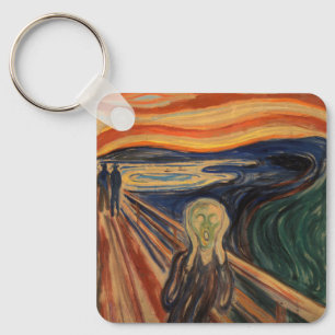 Llavero Edvard Munch Pintando El Grito (Skrik) 1910